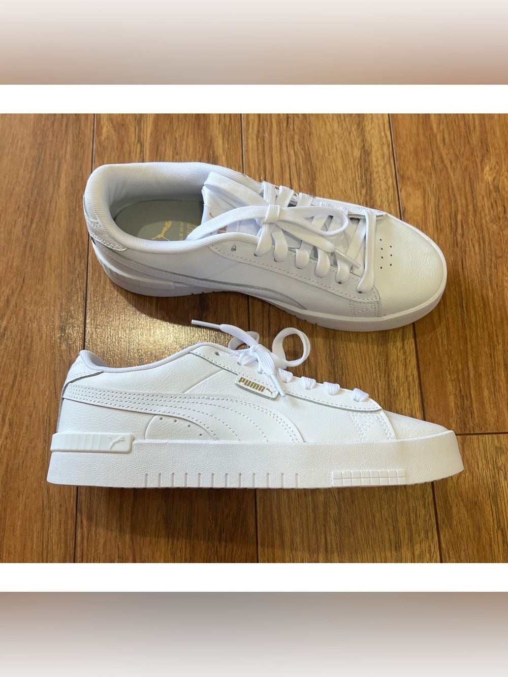 Puma white court sneakers US women's 8 new in box
